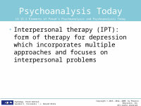 Page 10: Psychological Therapies