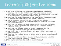 Page 2: Psychological Therapies